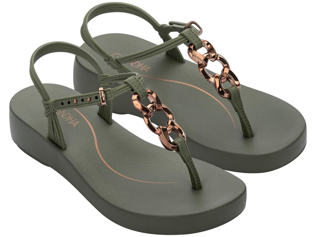 GRENDENE / VERDE /  CAJA DE 12 PARES