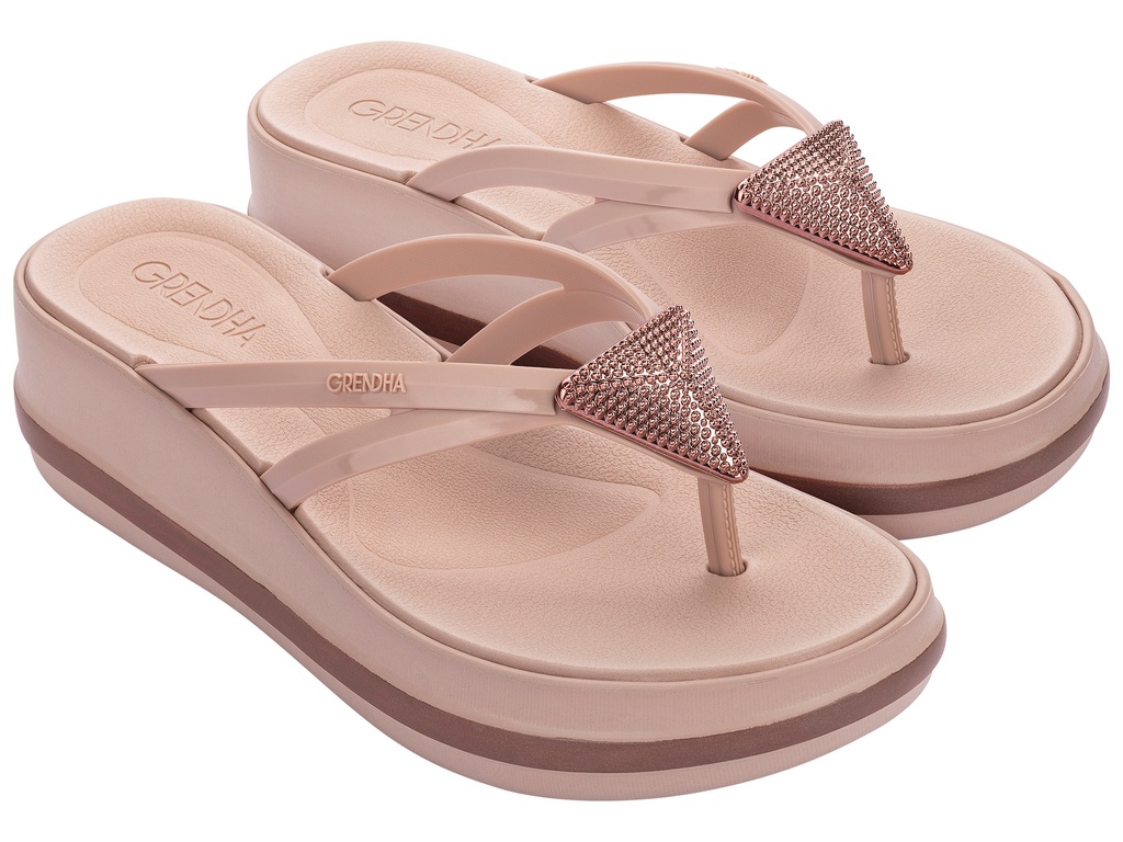 GRENDENE / NUDE CLARO /  CAJA DE 12 PARES