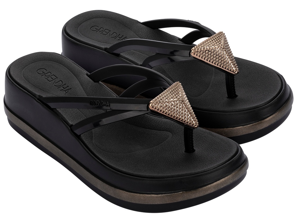 GRENDENE / NEGRO /  CAJA DE 12 PARES