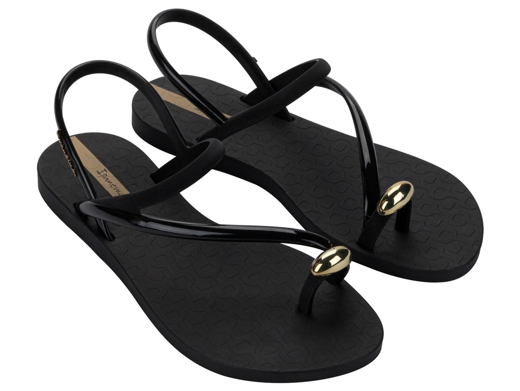 GRENDENE / NEGRO/BEIGE /  CAJA DE 12 PARES