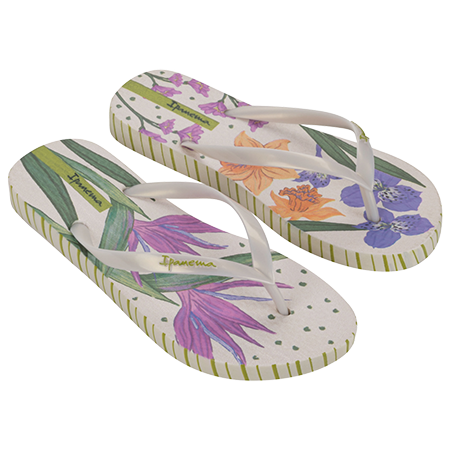 25483_BL637 / IPANEMA / BEIGE/VERDE/LILA / CAJA DE 6 PARES