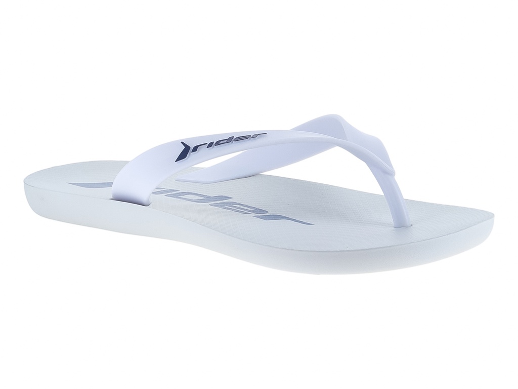 12303_BJ013 / RIDER / BLANCO/BLANCO/AZUL / CAJA DE 6 PARES