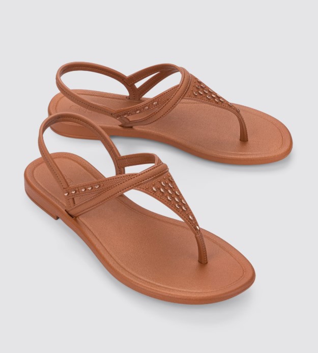 19159_BR104 / GRENDENE / MARRON /MARRON OSCURO / CAJA DE 6 PARES