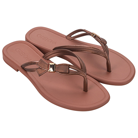 19201_BN648 / GRENDENE / COBRE/NUDE / CAJA DE 6 PARES