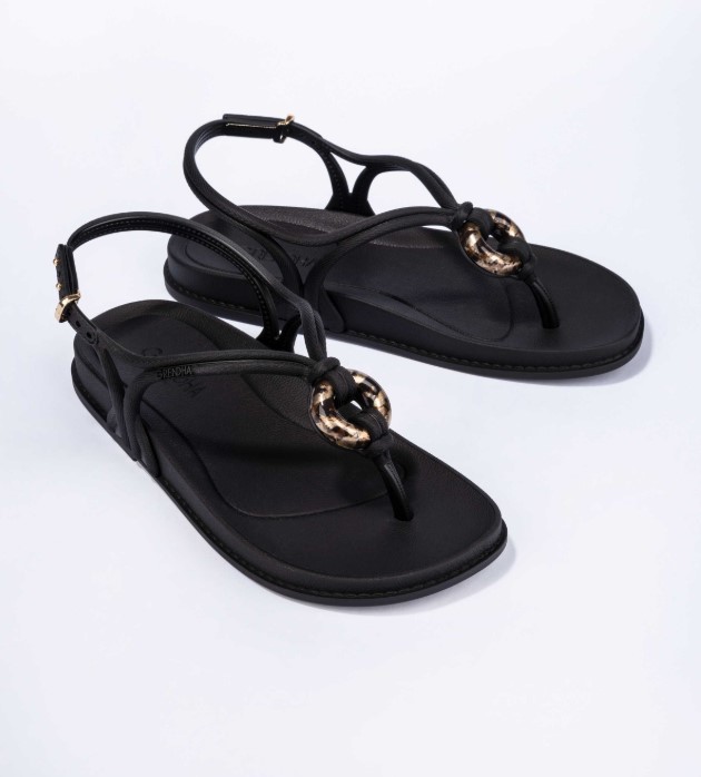 19233_BO845 / GRENDENE / NEGRO / CAJA DE 6 PARES