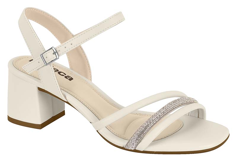 MOLECA / BLANCO OFF/NIQUEL/CRISTAL / CAJA DE 12 PARES