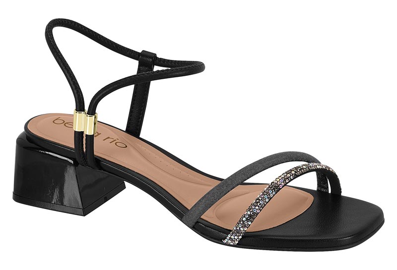 BEIRA RIO / PRETO 01/PRETO 01-PRATA/PRETO 01-GRAFITE-AURORA BOREAL / CAJA DE 12 PARES