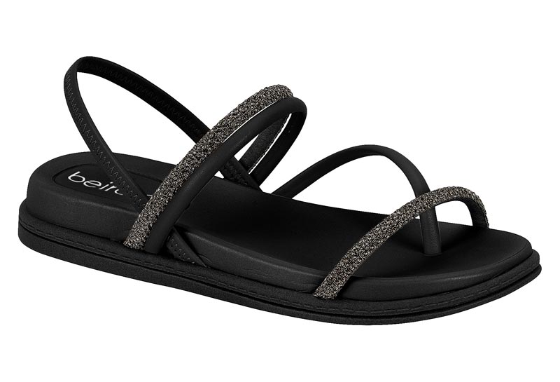 BEIRA RIO / NEGRO/NEGRO DIAMANTE-NEGRO DIAMANTE / CAJA DE 12 PARES