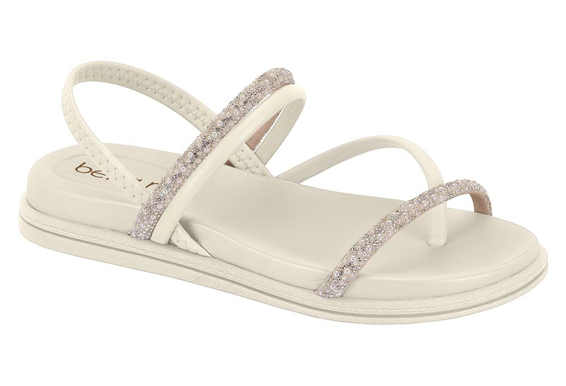 BEIRA RIO / BLANCO OFF 526/CRYSTAL- BLANCO FURTACOR-PERLA FURTACOR / CAJA DE 12 PARES