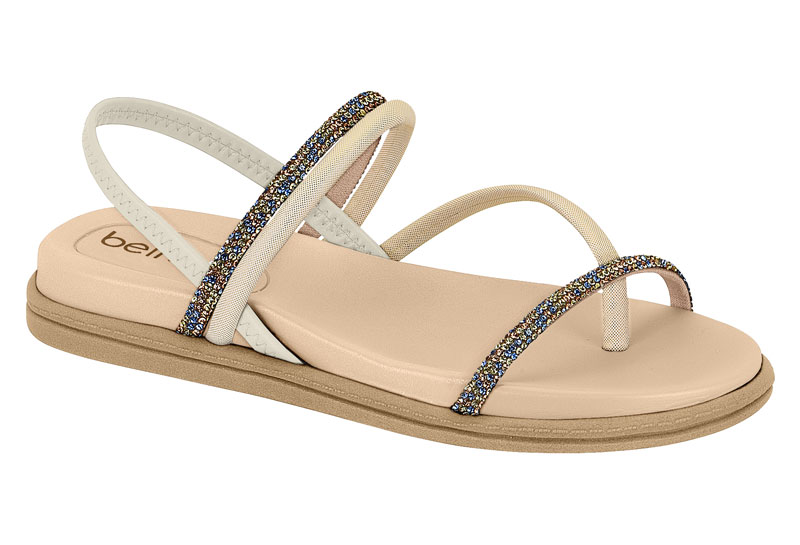 BEIRA RIO / BLANCO OFF 526/AZUL-VERDE - ORO ROSA/BLANCO OFF 526-DORADO / CAJA DE 8 PARES