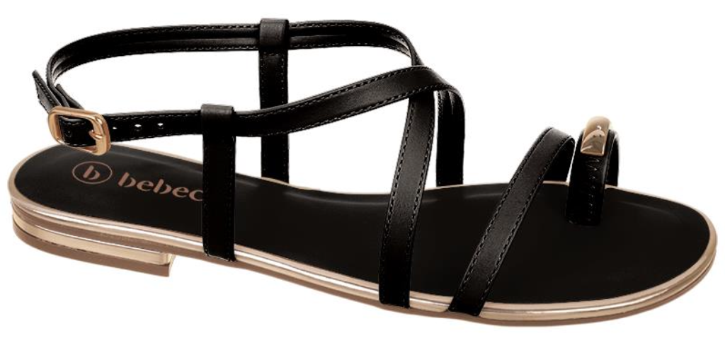 T1028-529-2 / BEBECE / NAPA EGEU PRETO / CAJA DE 6 PARES