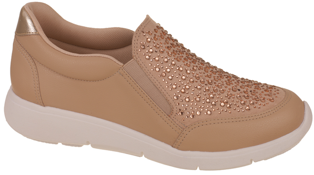 T1344-501-2 / BEBECE / CAMURCA SUEDE NUDE / CAJA DE 6 PARES