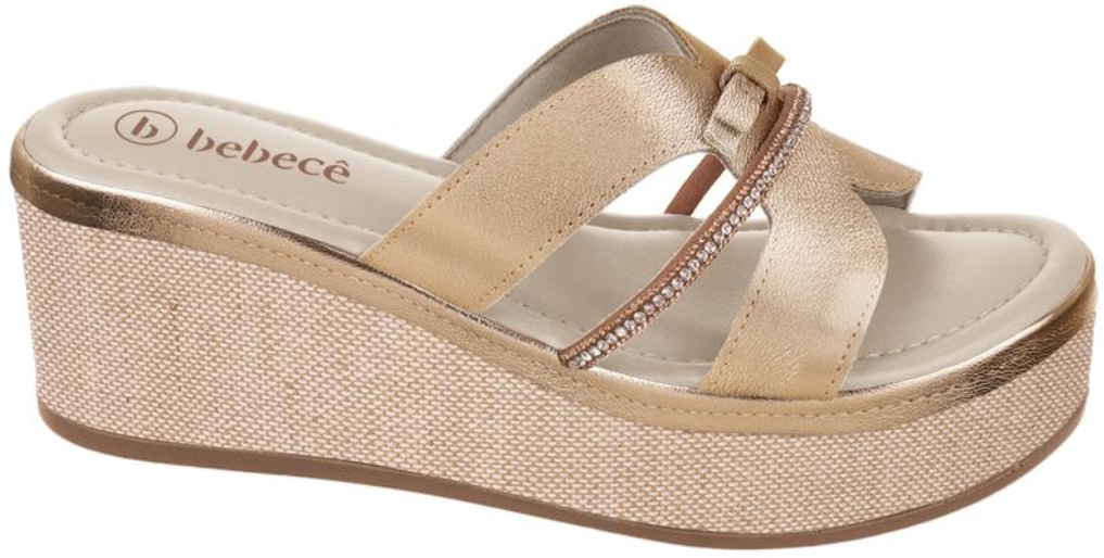 T4038-439-1 / BEBECE / NAPA METAL LUMINA C/CACH. DOURADO / CAJA DE 6 PARES