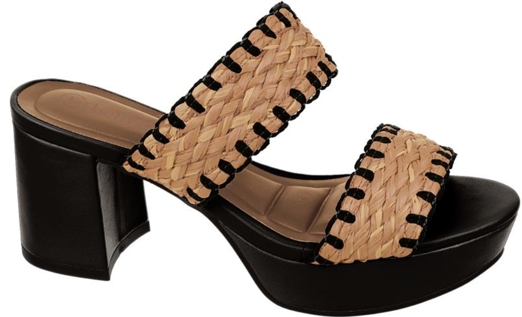 T5031-362-5 / BEBECE / TRANCA _ NATURAL C/PRETO / CAJA DE 6 PARES