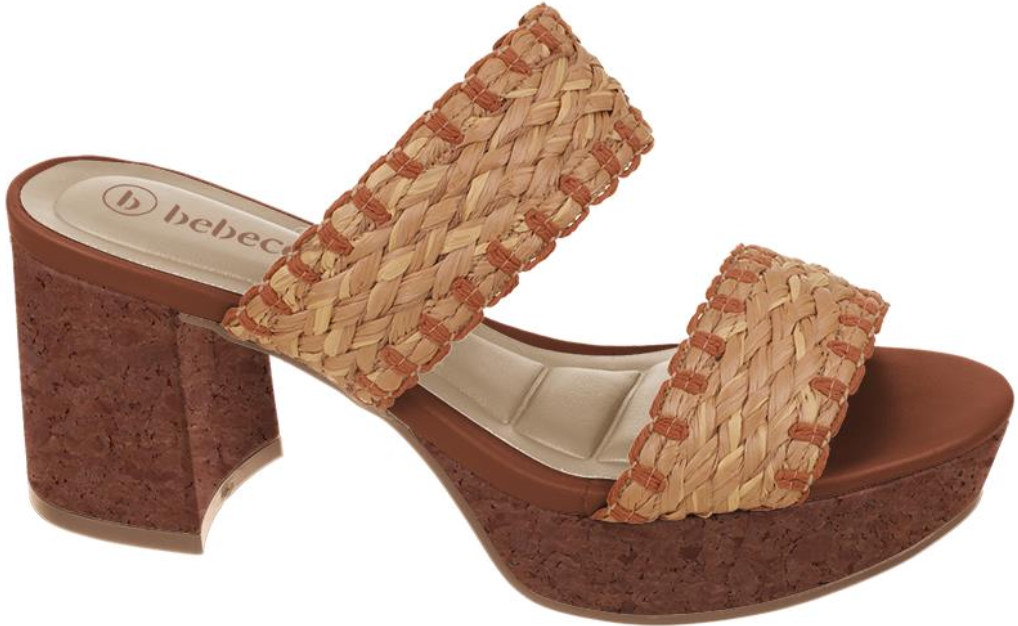 T5031-362-6 / BEBECE / TRANCA _ NATURAL C/PECAN / CAJA DE 6 PARES