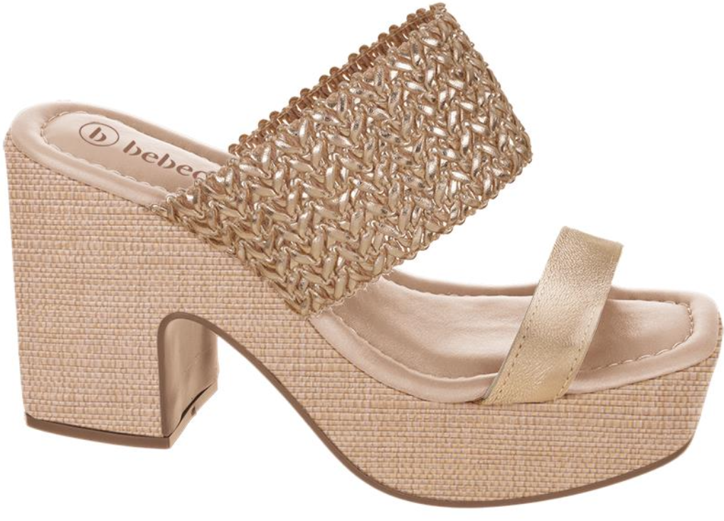 T5119-052-2 / BEBECE / NAPA METAL LUMINA DOURADO / CAJA DE 6 PARES