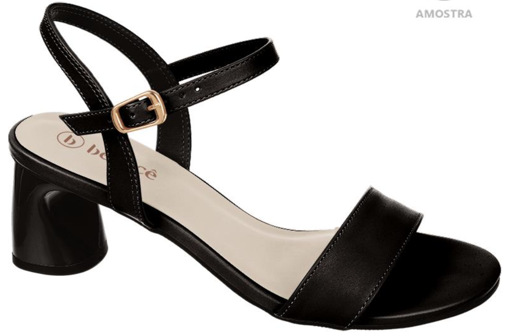 T5249-193-8 / BEBECE / NAPA EGEU PRETO / CAJA DE 6 PARES