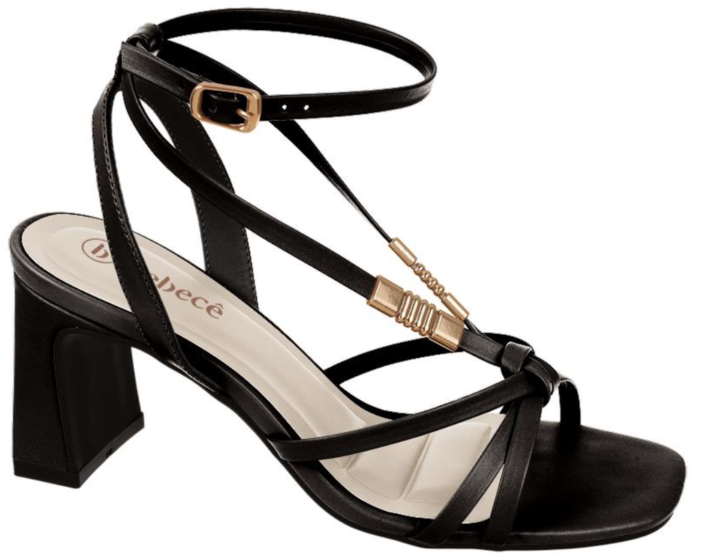 T6040-736-2 / BEBECE / NAPA EGEU PRETO / CAJA DE 6 PARES