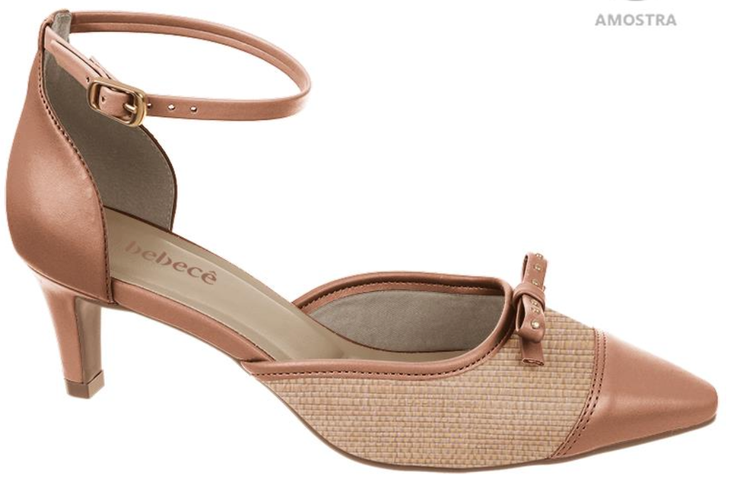 T6310-210-1 / BEBECE / TECIDO MINI PALHA NATURAL / CAJA DE 6 PARES