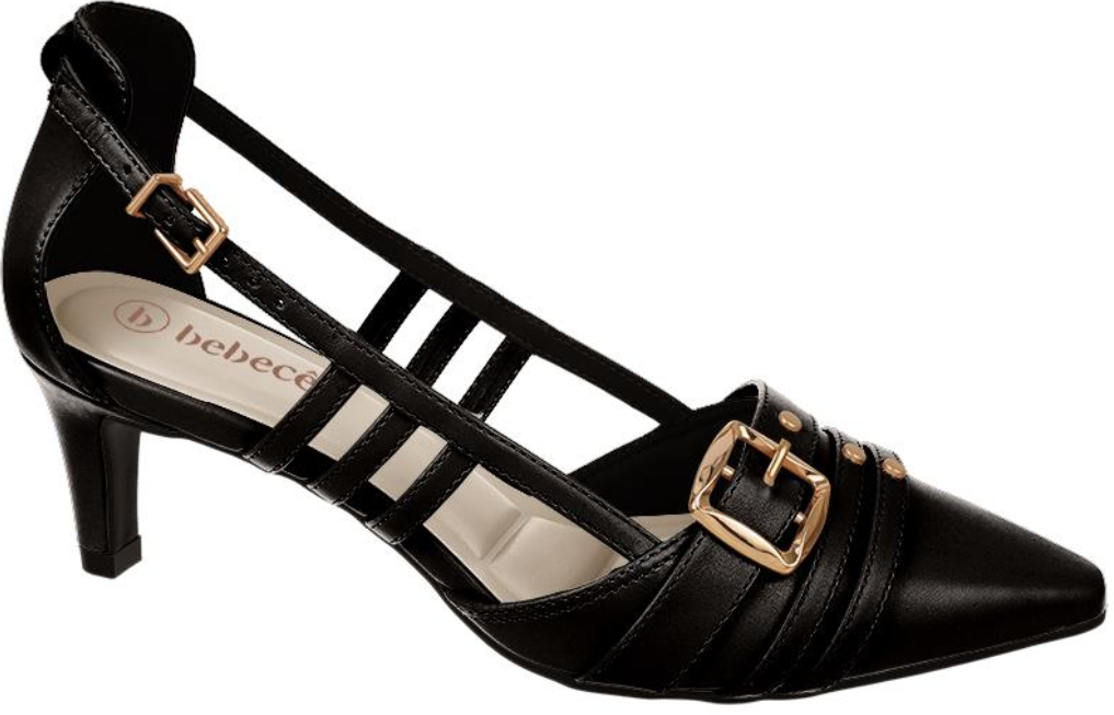 T6310-211-6 / BEBECE / NAPA EGEU PRETO / CAJA DE 6 PARES