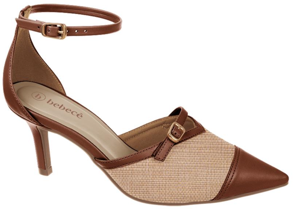 T7029-157-6 / BEBECE / TECIDO MINI PALHA NATURAL / CAJA DE 6 PARES