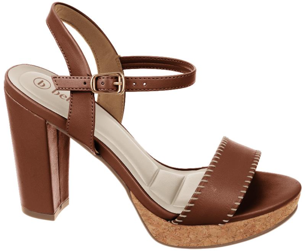 T8428-245-3 / BEBECE / NAPA EGEU PECAN C/MARFIM / CAJA DE 6 PARES