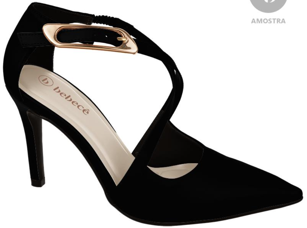 T9430-282-1 / BEBECE / NOBUCK PALATINO PRETO / CAJA DE 6 PARES