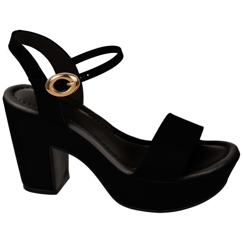 T5118-164-22 / BEBECE / NOBUCK PALATINO PRETO / CAJA DE 6 PARES