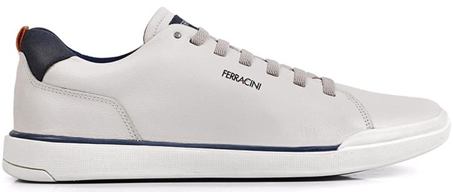 1065-617A / FERRACINI / NAPA TENIS NEVE NOBUCK MARINHO  / CAJA DE 10 PARES