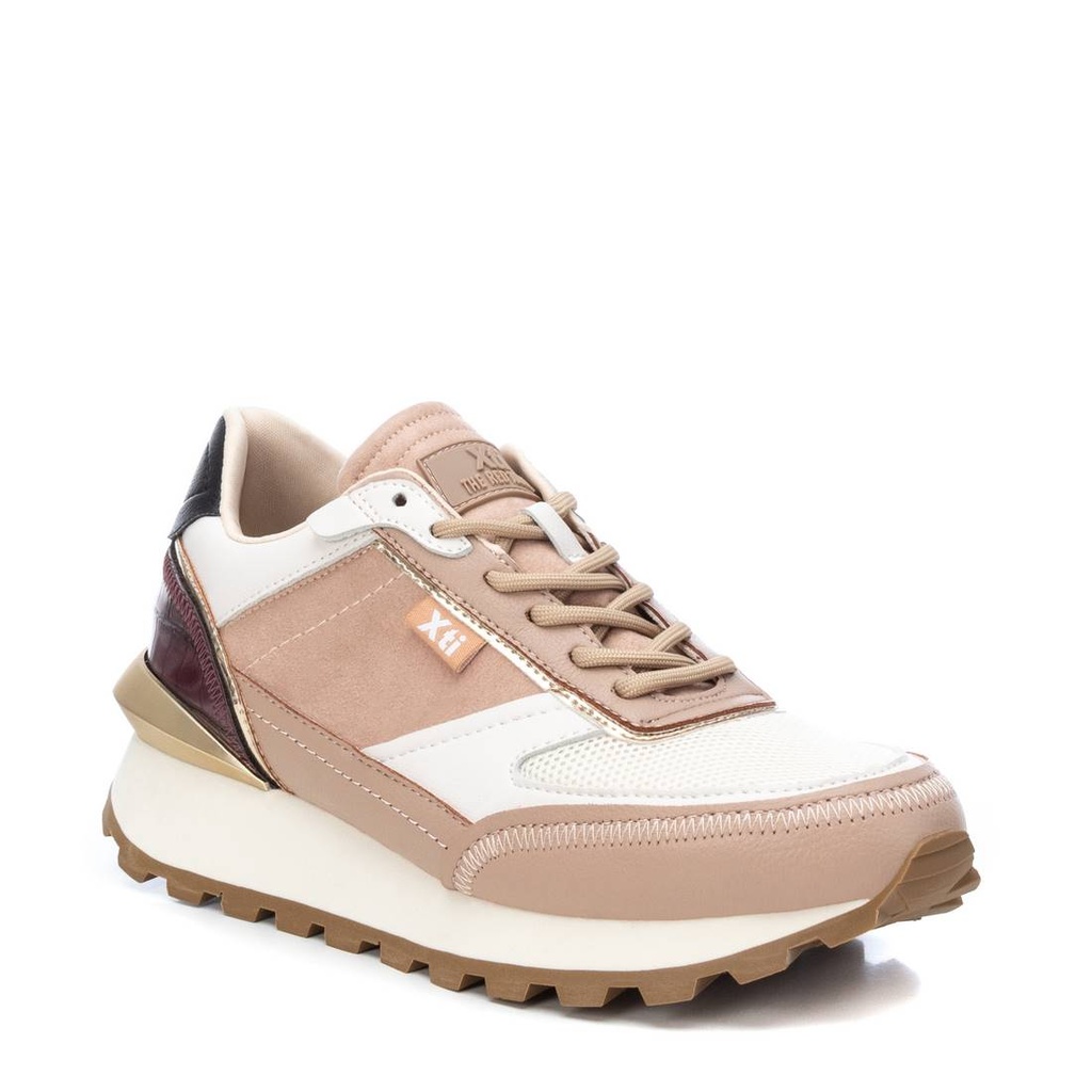 XTI / zapato sra c. combinado beige / CAJA DE 8 PARES