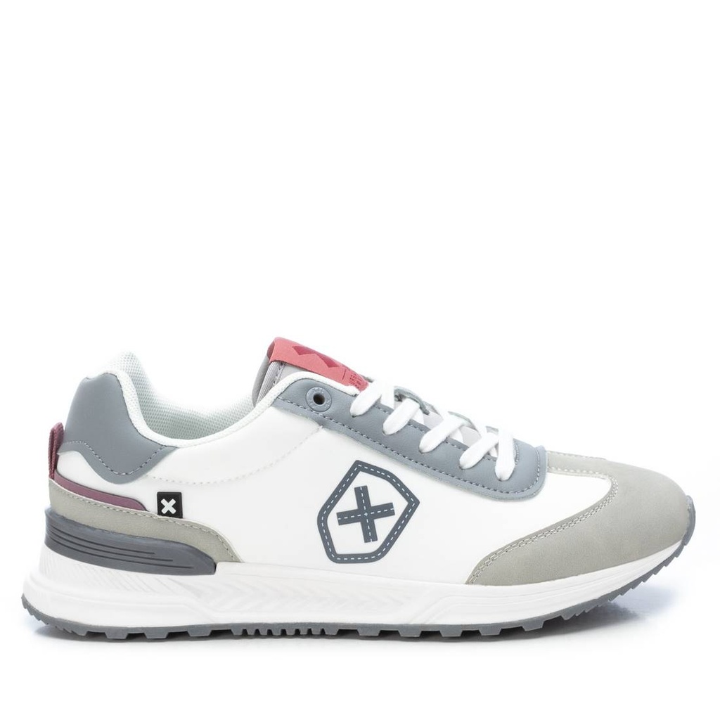 XTI MEN / zapato cro textil combinado blanco / CAJA DE 12 PARES