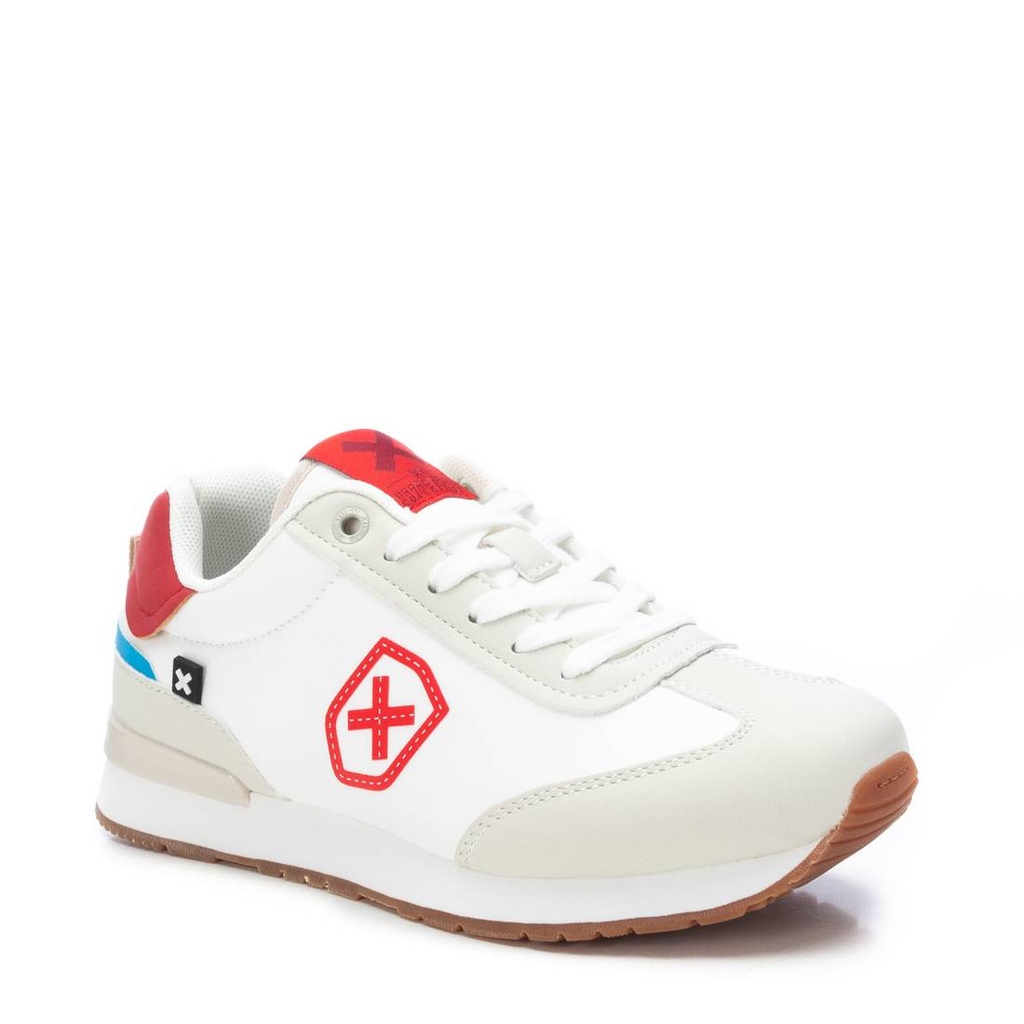 XTI / zapato sra textil combinado blanco / CAJA DE 8 PARES