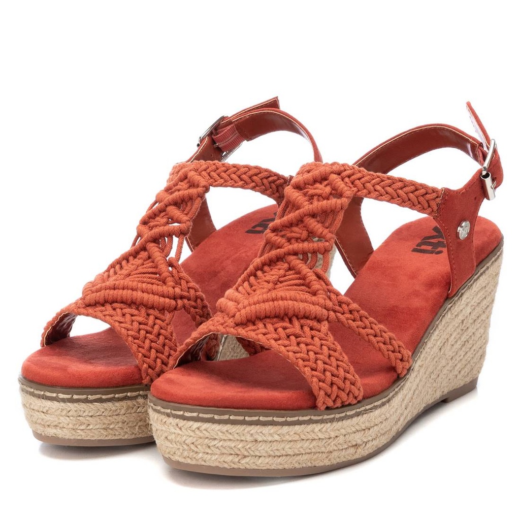XTI / sandalia sra textil teja / CAJA DE 8 PARES