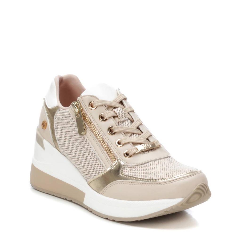XTI / zapato sra c. combinado oro / CAJA DE 8 PARES