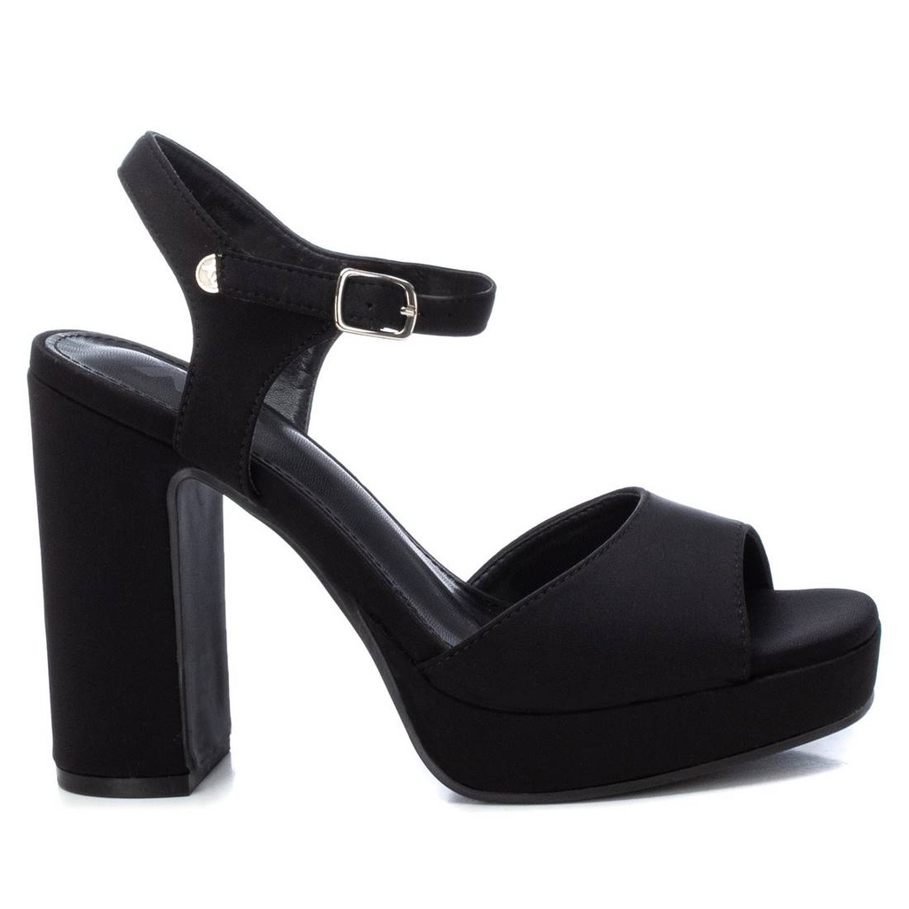 XTI / sandalia sra textil negro / CAJA DE 8 PARES