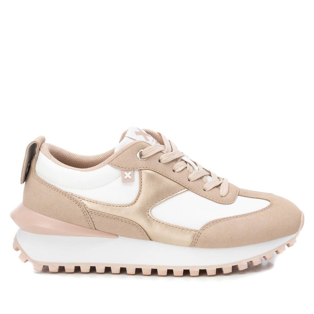 XTI / zapato sra c. combinado beige / CAJA DE 8 PARES