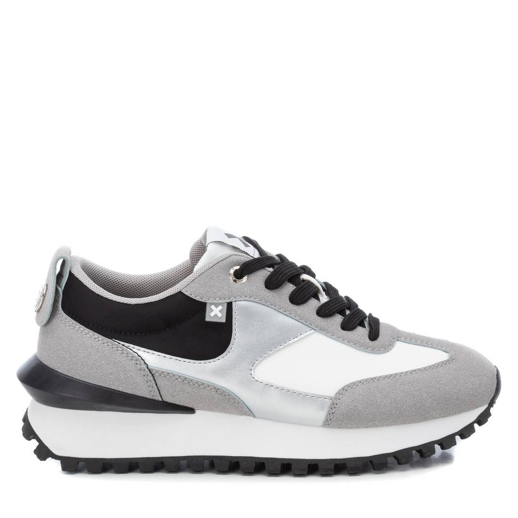 XTI / zapato sra c. combinado negro / CAJA DE 8 PARES