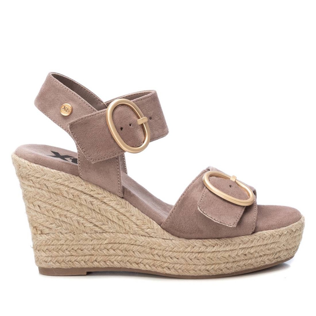 XTI / sandalia sra antelina taupe / CAJA DE 8 PARES
