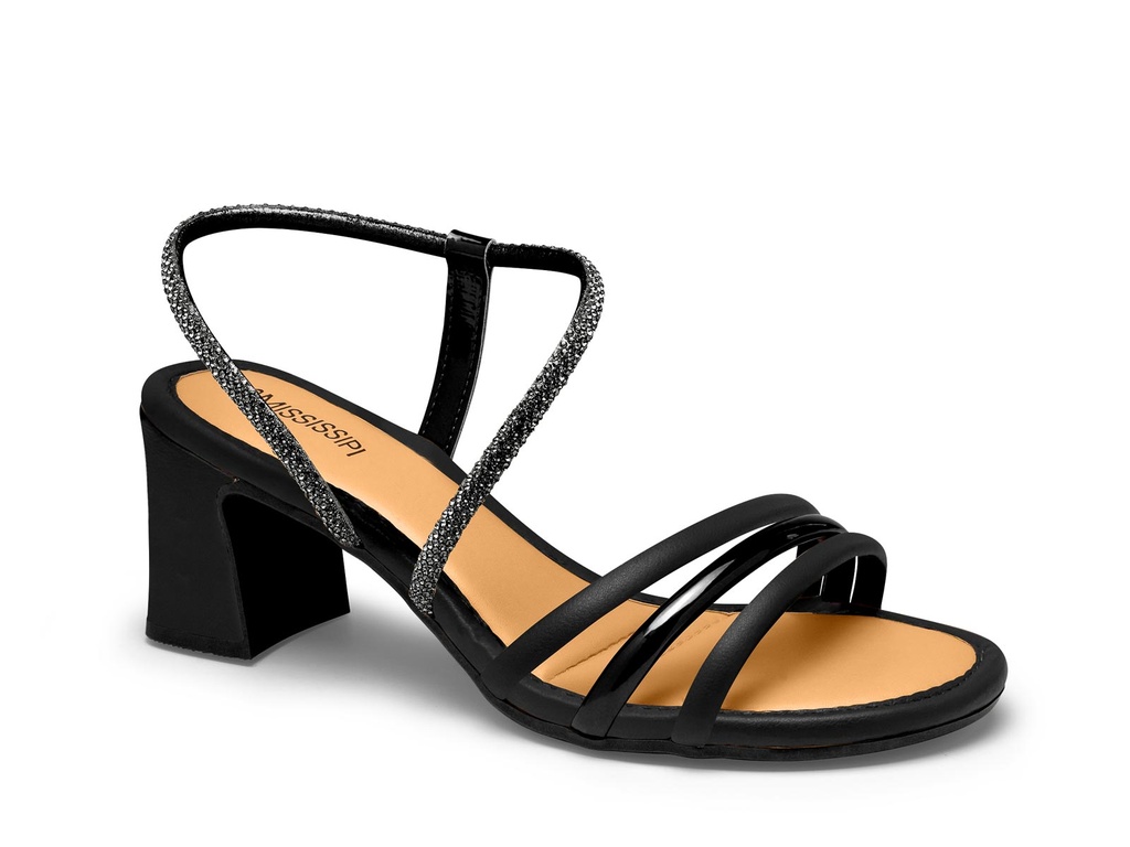 MC413-0001 / MISSISSIPI / RIVES PRETO(S),MANDANG PRETO(S),ENFEITE PEWTER(T)CAJA DE 15 PARES