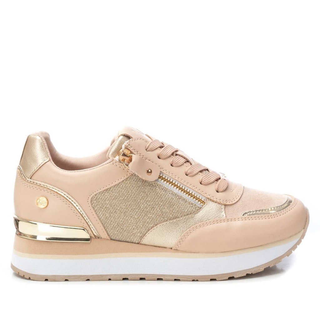 XTI / zapato sra c. combinado beige / CAJA DE 8 PARES