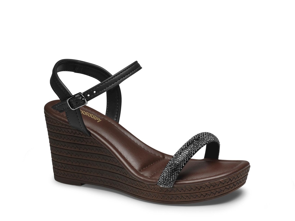 MF513-0001 / MISSISSIPI / ENFEITE PEWTER(T),RIVES PRETO(S)CAJA DE 12 PARES