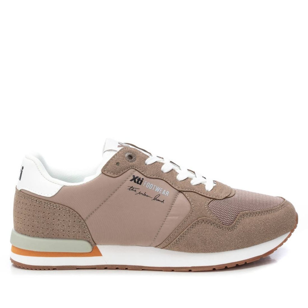 XTI MEN / zapato cro textil combinado taupe / CAJA DE 12 PARES