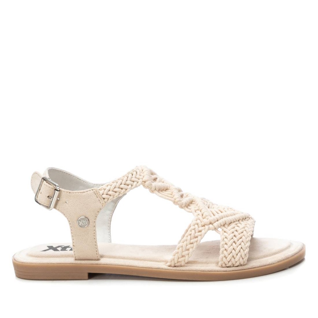 XTI / sandalia sra textil hielo / CAJA DE 8 PARES