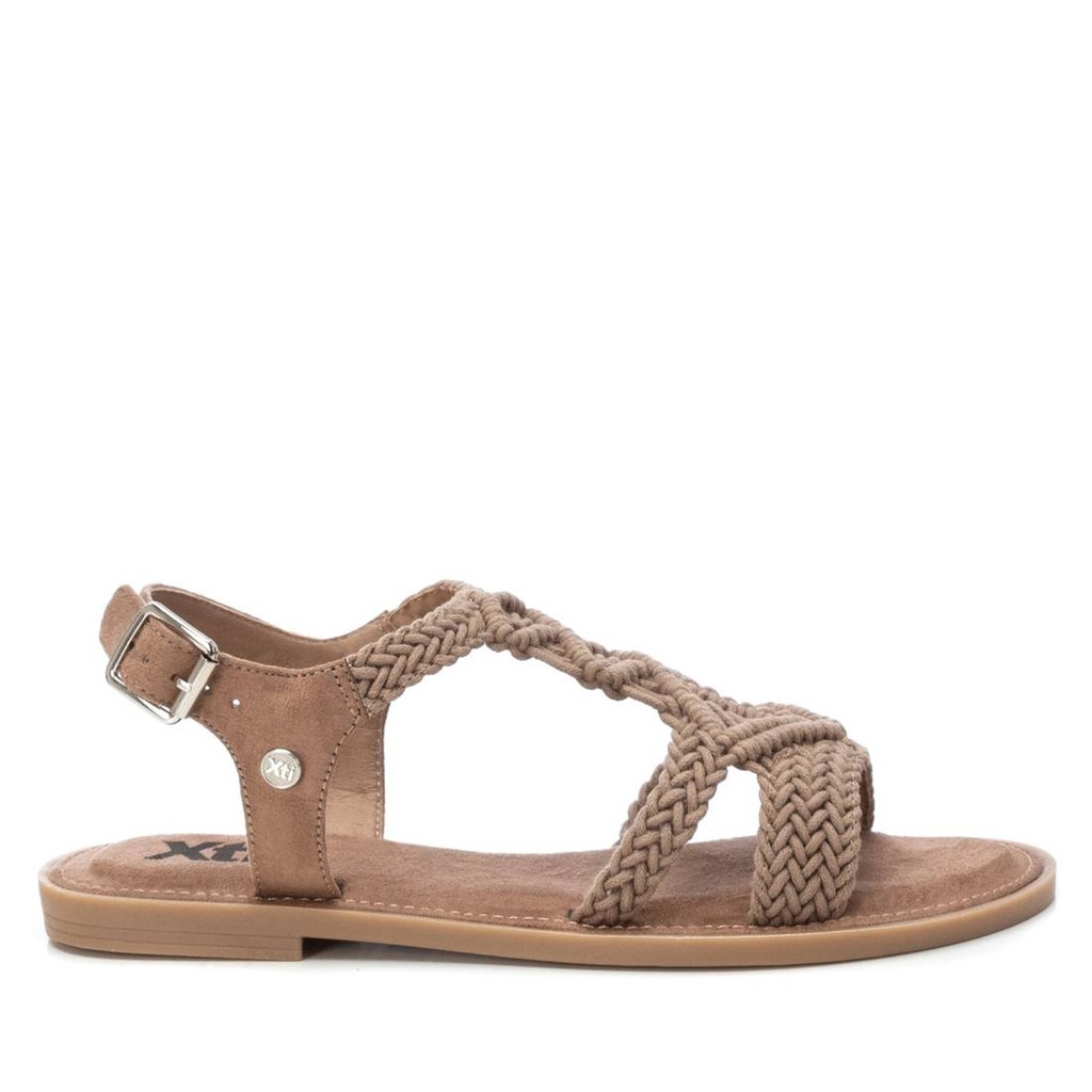 XTI / sandalia sra textil taupe / CAJA DE 8 PARES