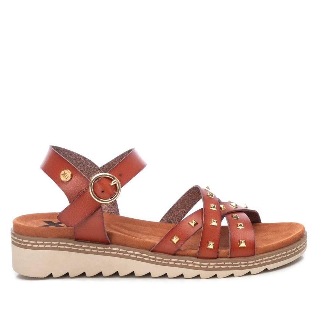 XTI / sandalia sra c. camel / CAJA DE 8 PARES