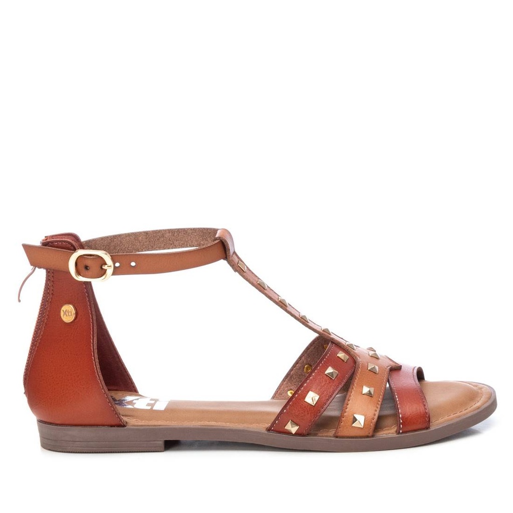 XTI / sandalia sra c. camel / CAJA DE 8 PARES