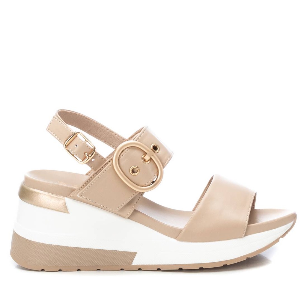 XTI / sandalia sra c. beige / CAJA DE 8 PARES