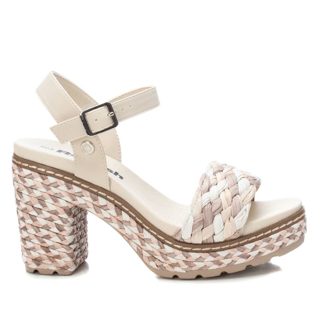 REFRESH / sandalia sra c. beige / CAJA DE 8 PARES
