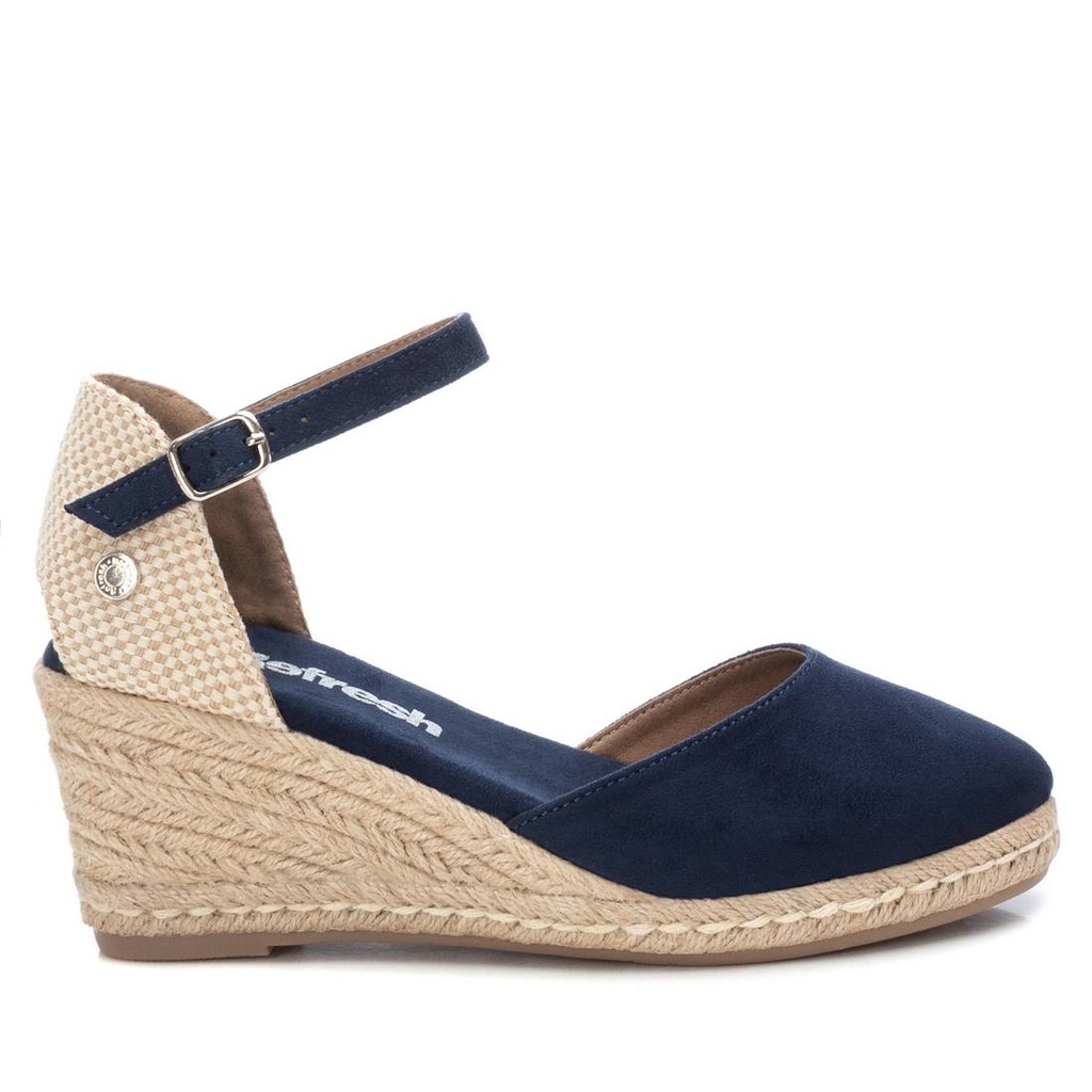 REFRESH / zapato sra antelina navy / CAJA DE 8 PARES