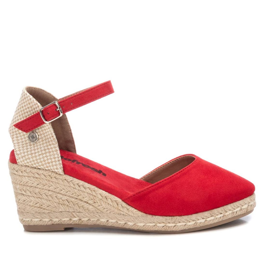 REFRESH / zapato sra antelina rojo / CAJA DE 8 PARES